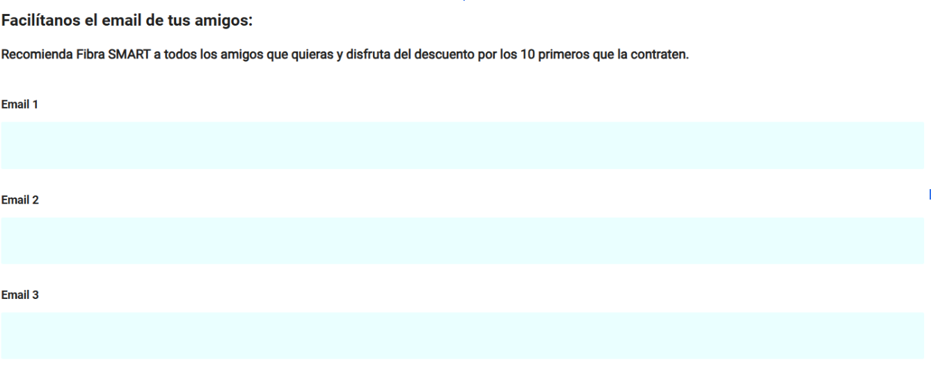 Captura de pantalla: dónde introducir los emails en el espacio Digi&Friends